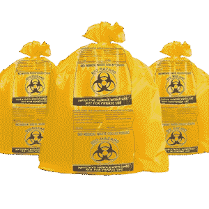 YELLOW WASTE DISPOSAL COVER 900 X 1200 MM